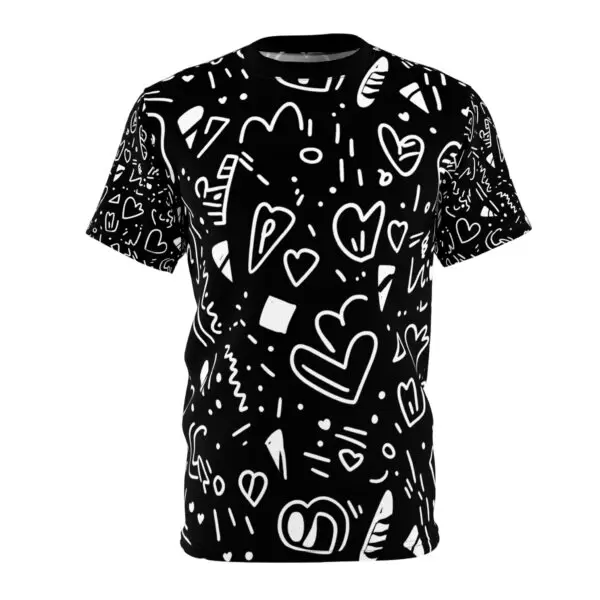 BoldBoy  Heart Extended Pattern T-Shirt